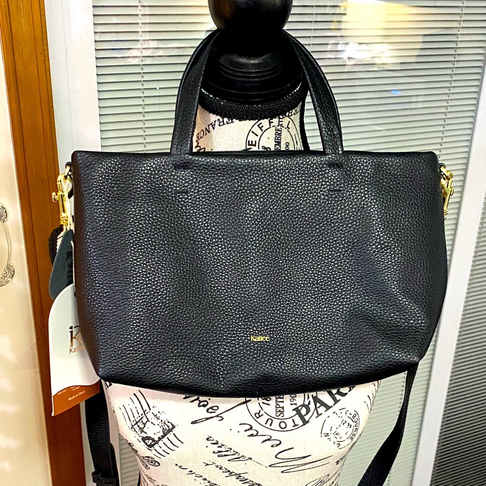 Kattee Black Leather Handbag
Crossbody BNWT